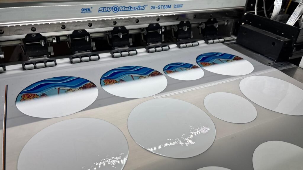 maquina DTF trabajando